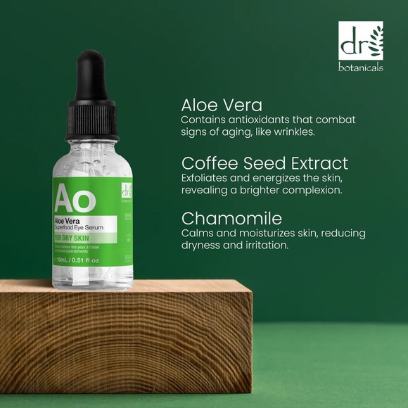 Dr. Botanicals | Aloe Vera Superfood Eye Serum 15mL - Picture 4 of 10